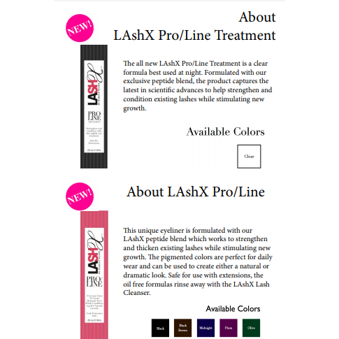 Lash Growth Treatment - Eyeliner - LAshX® PRO/Line - Prolongs Lash Extension Wear - LAshX - Healthier Lash Extensions Better Lash Retention